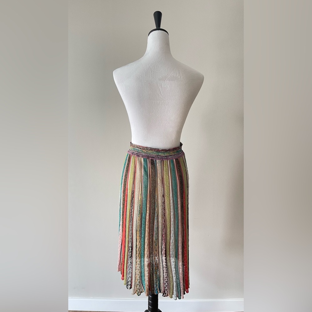 Missoni Multicolor Chevron Skirt size 44 $1750 - Picture 7 of 16